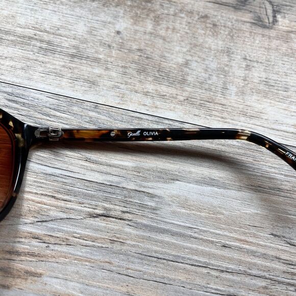 Gisselle Olivia Tortoise Oversized Sunglasses Designer Style Big Y2K Glam $159 main image 7